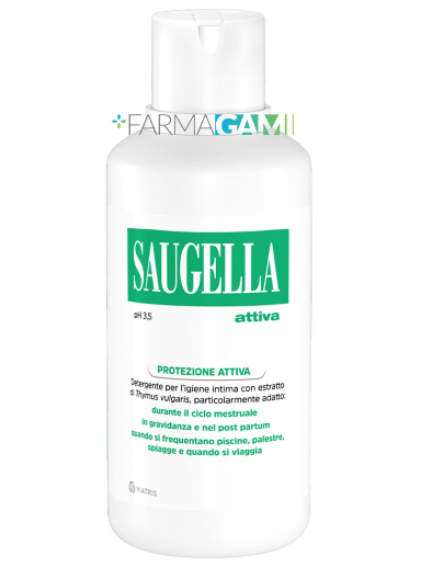 Saugella Attiva Detergente Intimo Ph 35 Antibatterico 500 Ml 6758